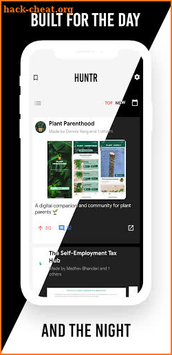 Huntr - A Product Hunt Client screenshot