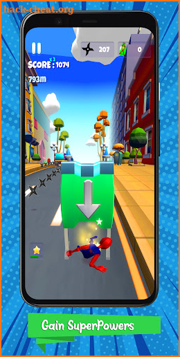 Huntsman Spider superhero run screenshot