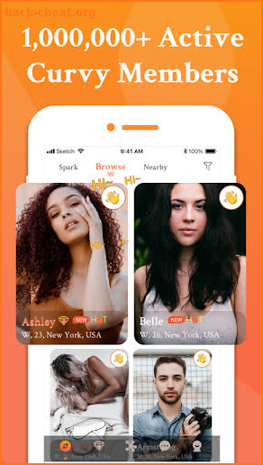 HuntX - Curvy Dating & Meet Up screenshot