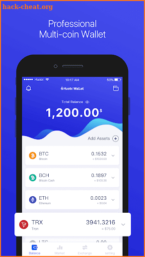 Huobi Wallet screenshot