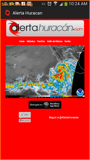 Hurricane Alert screenshot