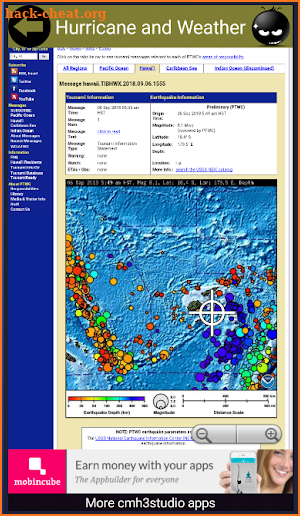 Hurricane & Weather info screenshot