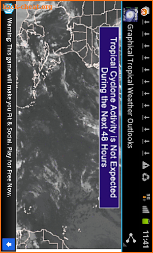 Hurricane Forecaster Advisory screenshot