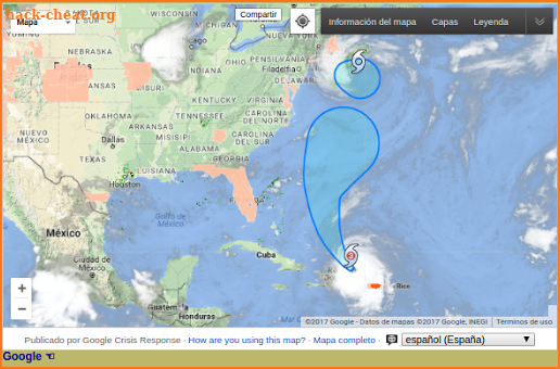 Hurricane Live Monitor Forecast 2018 Bomb Cyclone screenshot