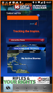 Hurricane Tracker 16 WAPT News screenshot