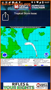 Hurricane Tracker 16 WAPT News screenshot