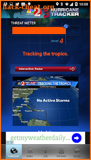 Hurricane Tracker WESH 2 screenshot