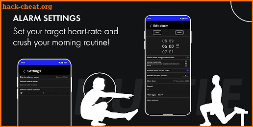 Hustle: HeartRate Alarm Clock screenshot