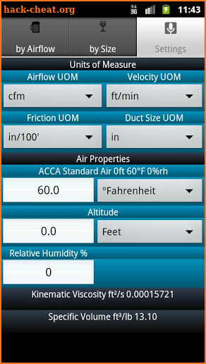 HVAC Buddy® Duct Calc screenshot