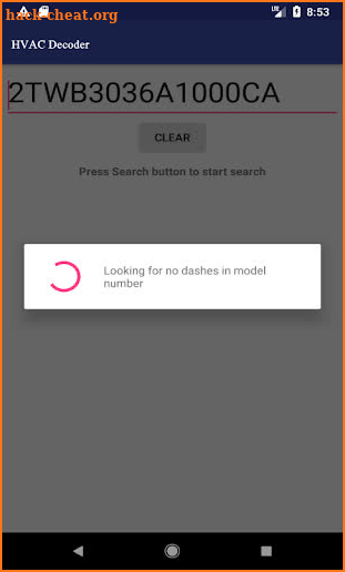 HVAC Decoder screenshot