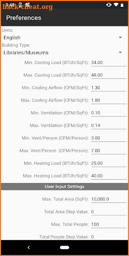 HVAC Quick Load Plus screenshot