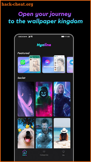 Hyaline-live wallpaper maker screenshot