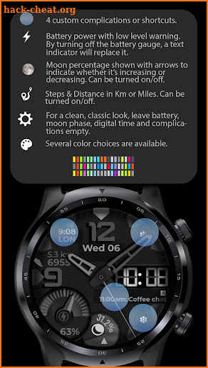 Hybrid Watch Face CUE134 screenshot