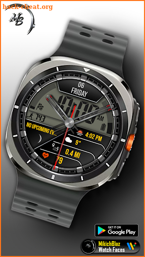 Hybrid Watch Face MB383 screenshot