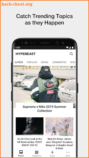 HYPEBEAST screenshot