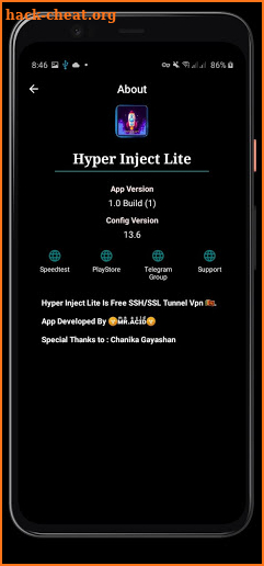 Hyper Inject VPN screenshot