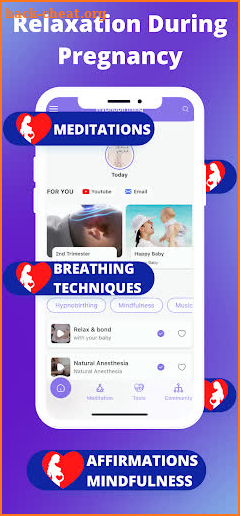 Hypnobirthing Ft Pregnancy App screenshot