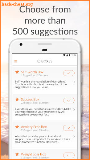 HypnoBox – The Hypnosis App screenshot