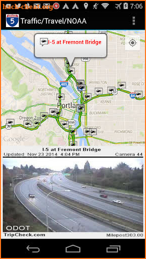 I-5 Traffic Cameras screenshot