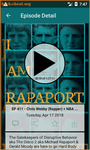 I AM RAPAPORT APP screenshot