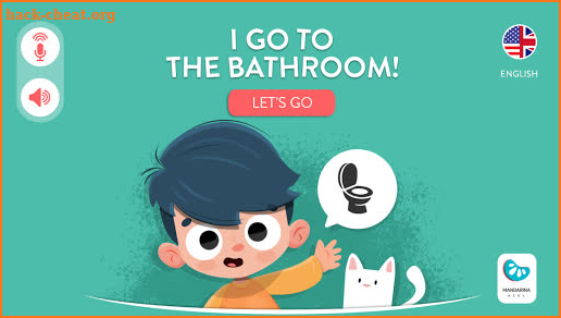 I go to the bathroom - Mandarina Azul screenshot