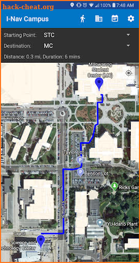 I-Nav Campus - BYU-I Map, Directions & Schedule screenshot