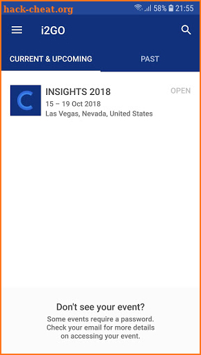 i2GO: INSIGHTS 2018 screenshot