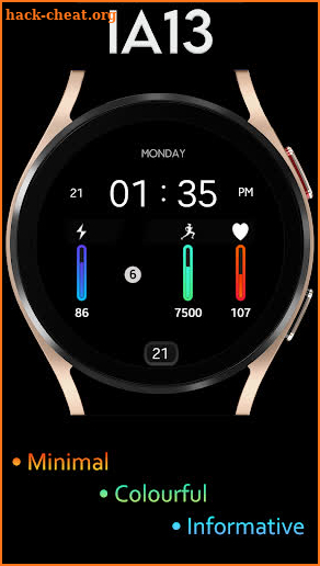 IA13 Pixel Watchface screenshot