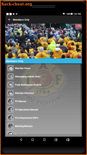 IAFF 1784 screenshot