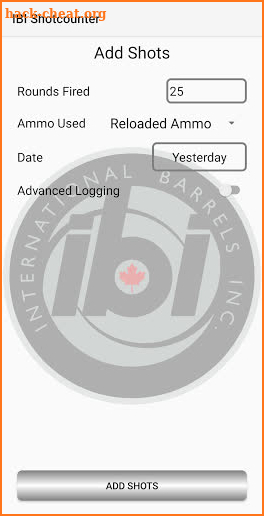 IBI Shotcounter screenshot