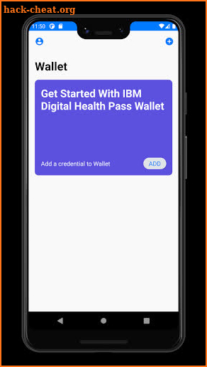 IBM Digital Health Pass Wallet screenshot