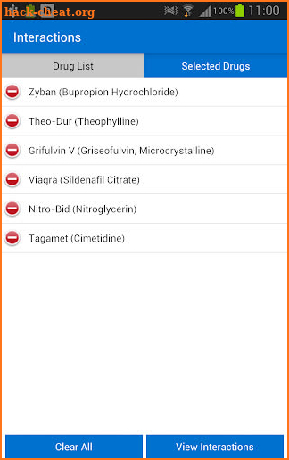 IBM Micromedex Drug Interactions screenshot