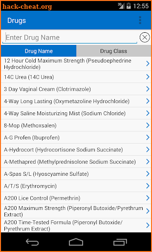 IBM Micromedex Drug Ref screenshot