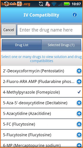 IBM Micromedex IV Comp. screenshot