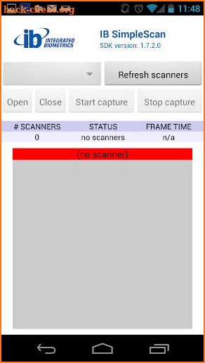 IBSimpleScan screenshot