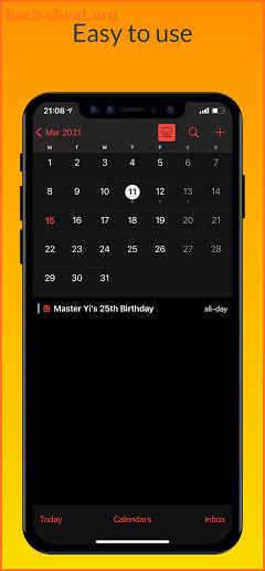 iCalendar - Calendar iOS style screenshot