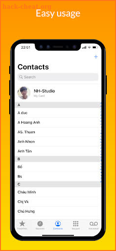 iCall – iOS Dialer, iPhone Call screenshot