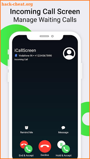 iCallScreen - OS14 Phone X Dialer Call Screen screenshot