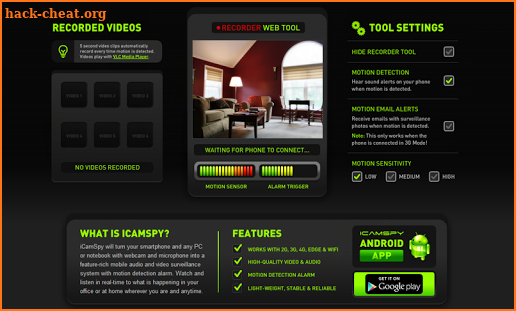 iCamSpy PRO screenshot