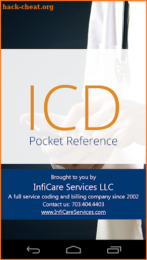 ICD-10  Code Reference screenshot