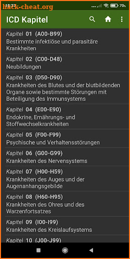 ICD 10 - ICD 11 Diagnosen Pro screenshot