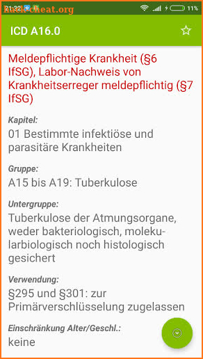 ICD 10 - ICD 11 Diagnosen Pro screenshot