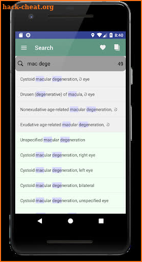 ICD10 Assistant screenshot