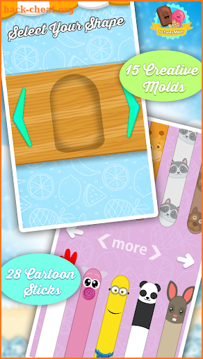 Ice Candy Maker - Ice Popsicle Maker Cooking Game screenshot