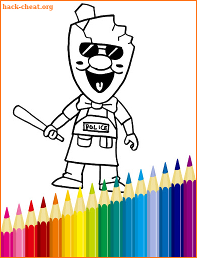 ice coloring book scream game screenshot