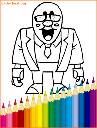 ice coloring book scream game screenshot