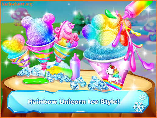 Ice cone maker- Unicorn Snow Cone screenshot