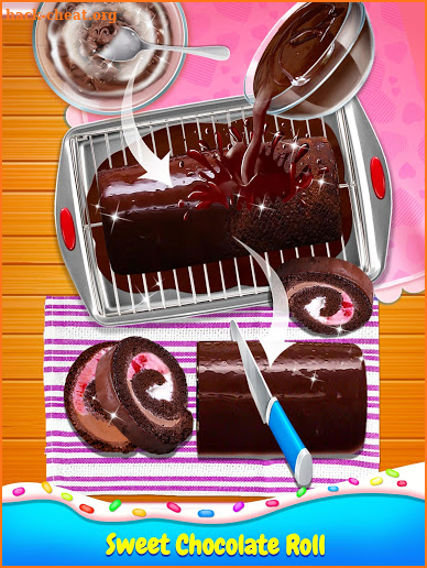 Ice Cream Cake Roll Maker - Super Sweet Desserts screenshot