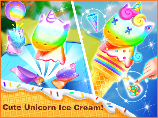 Ice Cream Games-Unicorn Ice Dessert Maker screenshot