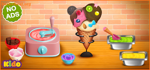 Ice Cream Making Game For Kids screenshot